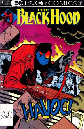 Black Hood 4 published by Impact with cover art by Rick Burchett