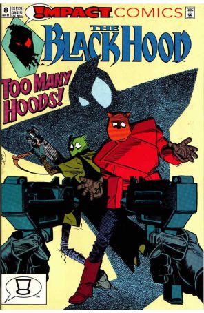 Black Hood 8 published by Impact with cover art by Rick Burchett