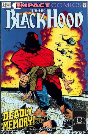 Black Hood 9 published by Impact with cover art by Rick Burchett