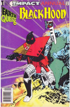 Black Hood Annual 1 (Newsstand) published by Impact with cover art by George Pratt