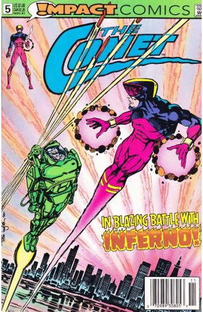 Comet (Impact) 5 (Newsstand) published by Impact with cover art by Tom Lyle