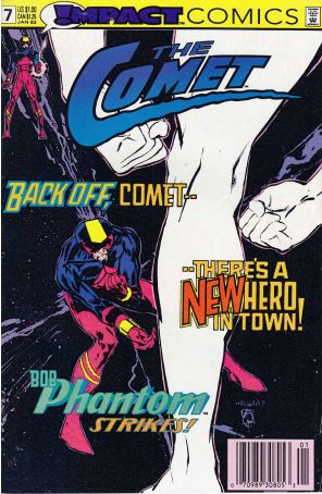 Comet (Impact) 7 (Newsstand) published by Impact with cover art by Mark Beachum