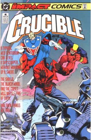 Crucible 4 published by DC with cover art by Dick Giordano