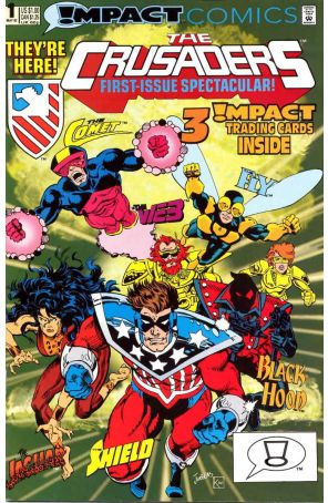 The Crusaders 1 published by Impact with cover art by Dan Jurgens