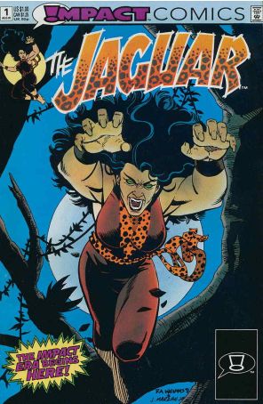 The Jaguar 1 published by Impact with cover art by David Williams