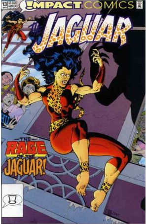 The Jaguar 13 published by Impact with cover art by Mark Matos