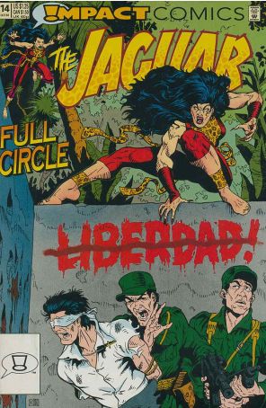The Jaguar 14 published by Impact with cover art by Chuck Wojtkiewicz