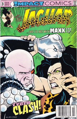The Jaguar 3 (Newsstand) published by Impact with cover art by David Williams