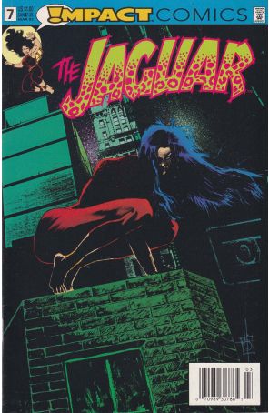 The Jaguar 7 (Newsstand) published by Impact with cover art by Mark Beachum