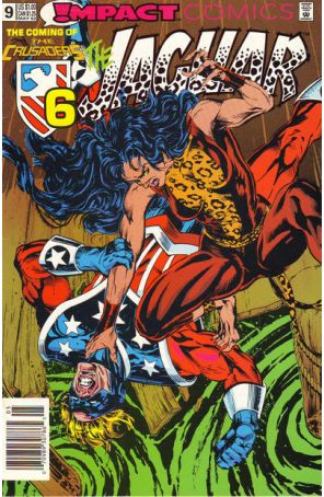 The Jaguar 9 (Newsstand) published by Impact with cover art by Michael Bair
