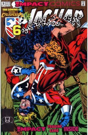 The Jaguar 9 published by Impact with cover art by Michael Bair