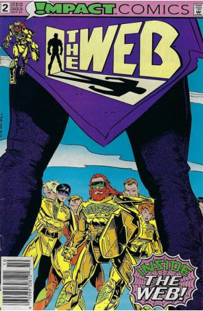 The Web 2 (Newsstand) published by Impact with cover art by Tom Artis