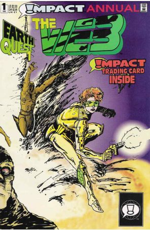 The Web Annual 1 published by Impact with cover art by George Pratt