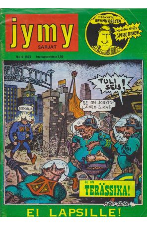 Jymy 4 published by Import with cover art by Gilbert Shelton