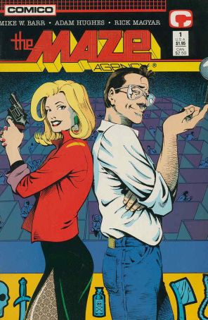 The Maze Agency 1 published by Comico with cover art by Adam Hughes