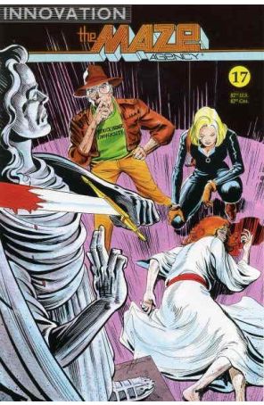 The Maze Agency 17 published by Innovation with cover art by Norm Breyfogle