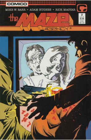 The Maze Agency 2 published by Comico with cover art by Adam Hughes