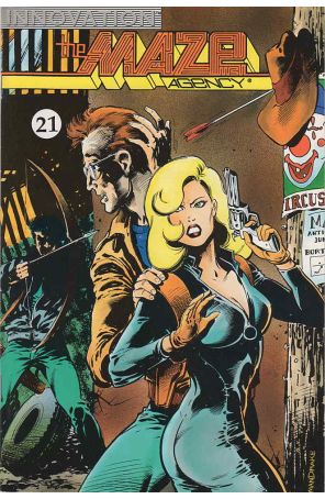 The Maze Agency 21 published by Innovation with cover art by Tom Mandrake