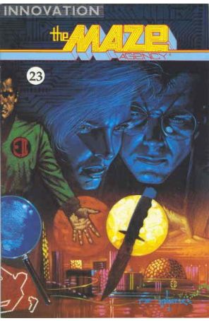 The Maze Agency 23 published by Innovation with cover art by Brian Stelfreeze