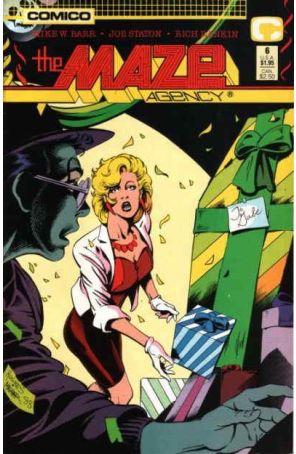 The Maze Agency 6 published by Comico with cover art by Adam Hughes
