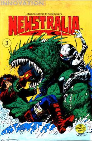 Newstralia 3 published by Innovation with cover art by Timothy Truman