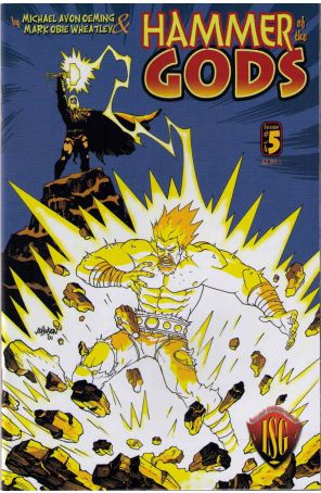 Hammer of the Gods 5 published by Insight with cover art by Dave Johnson