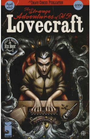 The Strange Adventures of H.P. Lovecraft 1 published by Jeff Blitz with cover art by Adam Byrne