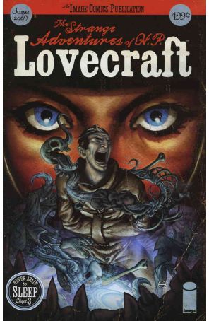 The Strange Adventures of H.P. Lovecraft 3 published by Jeff Blitz with cover art by Adam Byrne