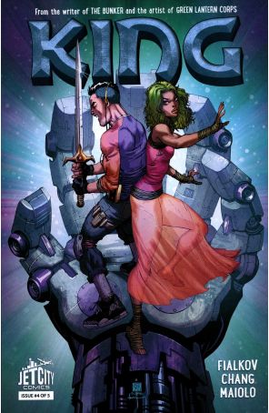 King (Jet City) 4 published by Jet City with cover art by Bernard Chang