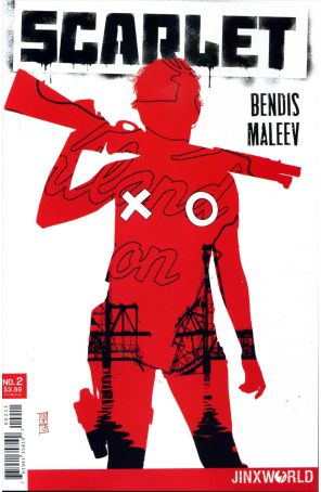 Scarlet (2nd Series) 2 published by Jinxworld with cover art by Alex Maleev