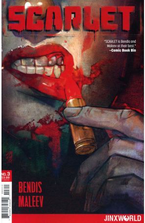 Scarlet (2nd Series) 3 published by Jinxworld with cover art by Alex Maleev