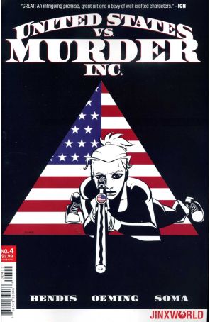 United States Vs. Murder, Inc. 4 published by Jinxworld with cover art by Michael Avon Oeming