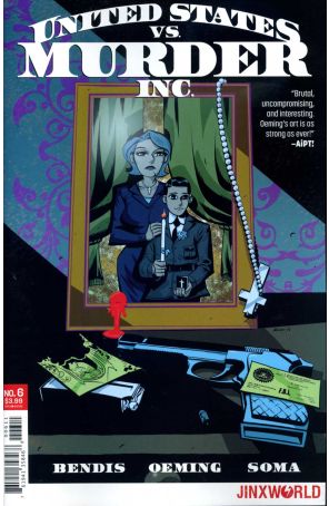 United States Vs. Murder, Inc. 6 published by Jinxworld with cover art by Michael Avon Oeming
