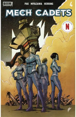 Mech Cadets 4A published by Boom! with cover art by Takeshi Miyazawa