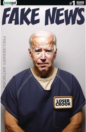 Biden's Titans Vs. Trump's Titans 1I published by Keenspot with cover art by John Barron