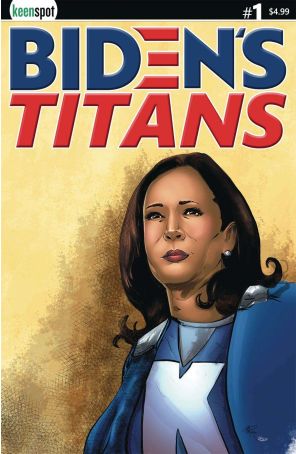 Biden's Titans 1F published by Keenspot with cover art by Mike Rosenzweig