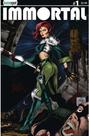 Immortal 1C published by Keenspot with cover art by Ethan Van Sciver
