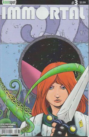 Immortal 3C published by Keenspot with cover art by Owen Gieni