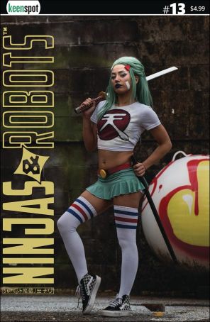 Ninjas And Robots 13C published by Keenspot with cover art by Torey Vaughan