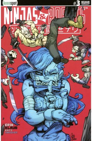 Ninjas And Robots 3D published by Keenspot with cover art by Hirano Piyotycho