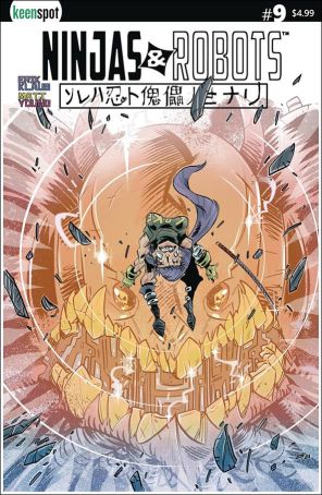 Ninjas And Robots 9C published by Keenspot with cover art by Luke Horsman