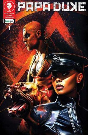 Papa Duke 1B published by Keenspot with cover art by Naomi Griffin