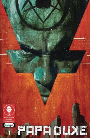 Papa Duke 1C published by Keenspot with cover art by Naomi Griffin