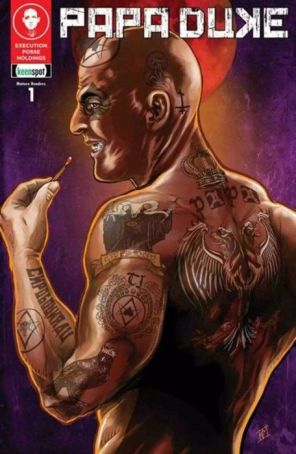 Papa Duke 1E published by Keenspot with cover art by Kirk Manley