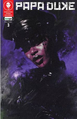 Papa Duke 3B published by Keenspot with cover art by Naomi Griffin