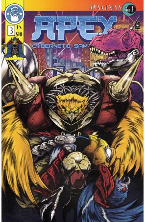 Apex: Cybernetic Samurai Owl 3B published by Kenny Aitken with cover art by Chris Williams