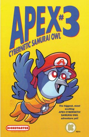 Apex: Cybernetic Samurai Owl 3C published by Kenny Aitken with cover art by Nic Touris