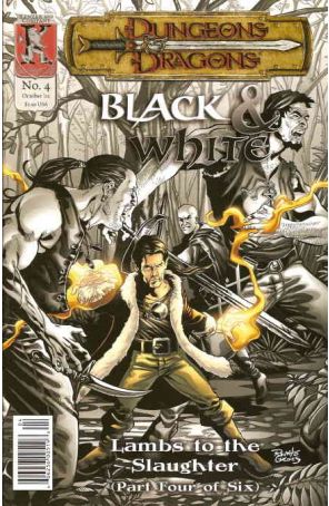 Dungeons and Dragons: Black And White 4 published by Kenzer and Company with cover art by Rod Pereira