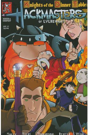 Hackmasters of EverKnight 1 published by Kenzer and Company with cover art by Manny Vega