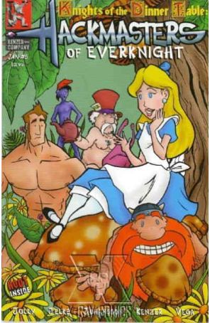 Hackmasters of EverKnight 5 published by Kenzer and Company with cover art by Manny Vega